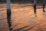 reflet lac soir