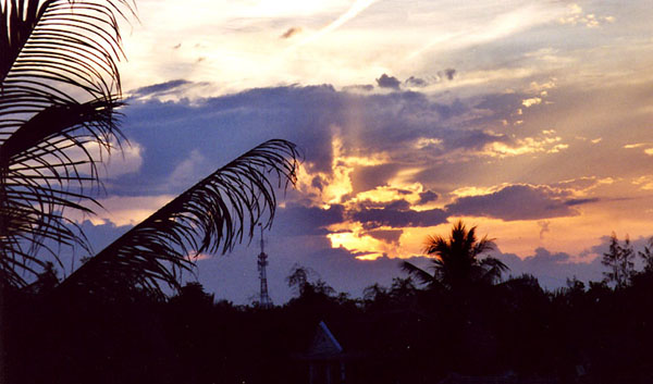 coucher soleil Hoi An